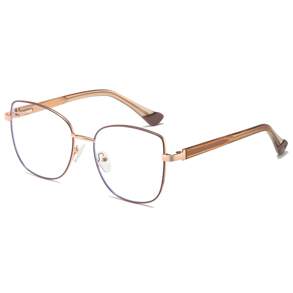 Women's Metal Cat-Eye Glasses Frames