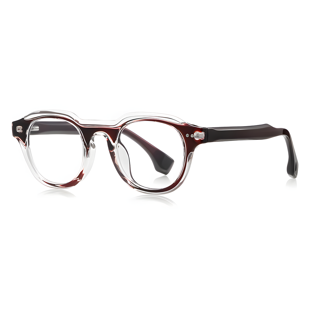 Women's TR90 Acetate Round Glasses Frames