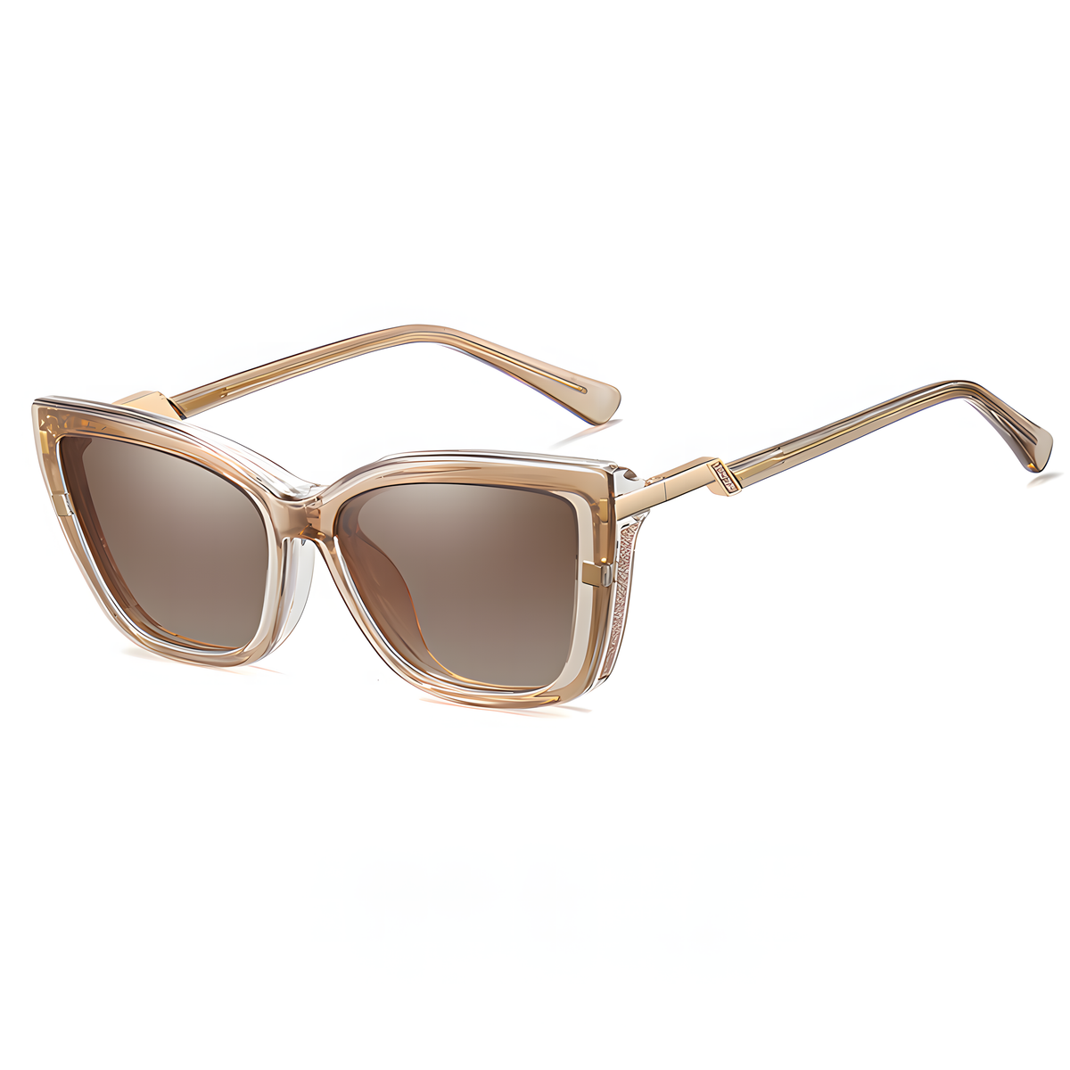 Women's Polarized Clip-on Prescription Eyeglass Frames Main image