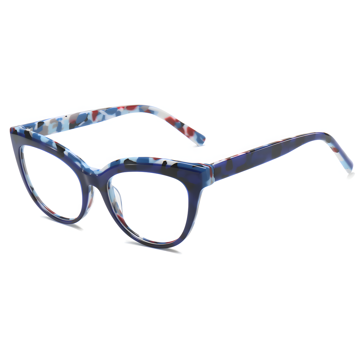 Women's Cat-Eye Two-Tone Glasses Frames