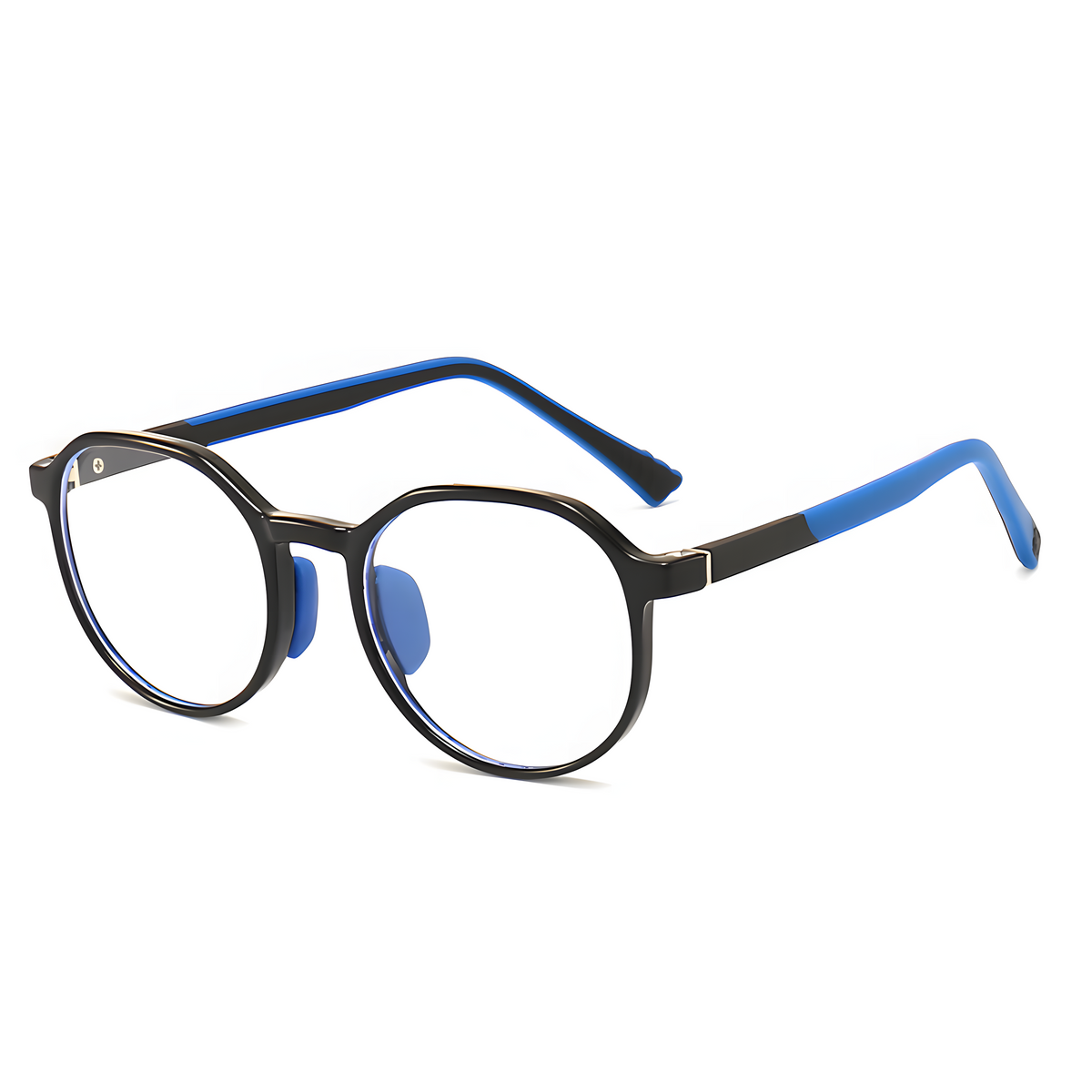 TR90 Student Protective Large Frame Glasses |   PC Lens Round Frame for Kids 6-14 |   IRISHARP