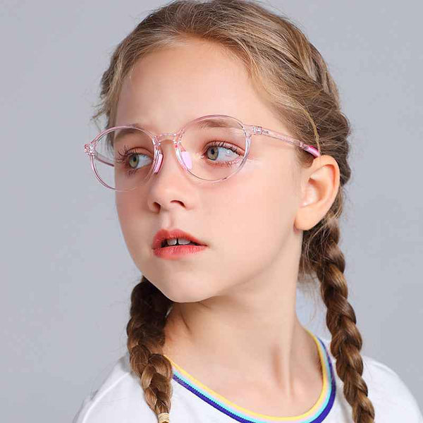 Kids Blue Light Blocking Glasses - Round TR90 Frame for Screen Time |   IRISHARP