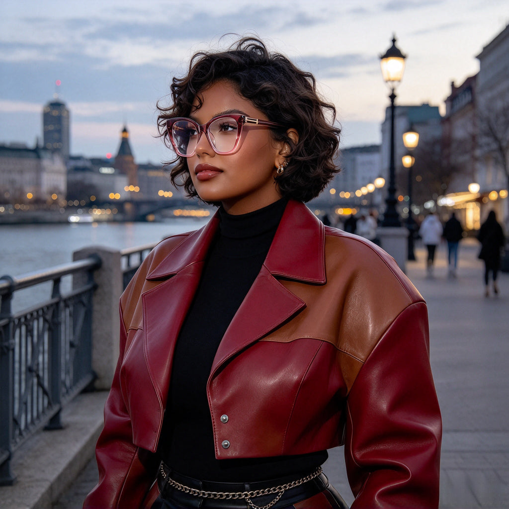 Women's Fashion Cat-Eye Eyeglass Frames