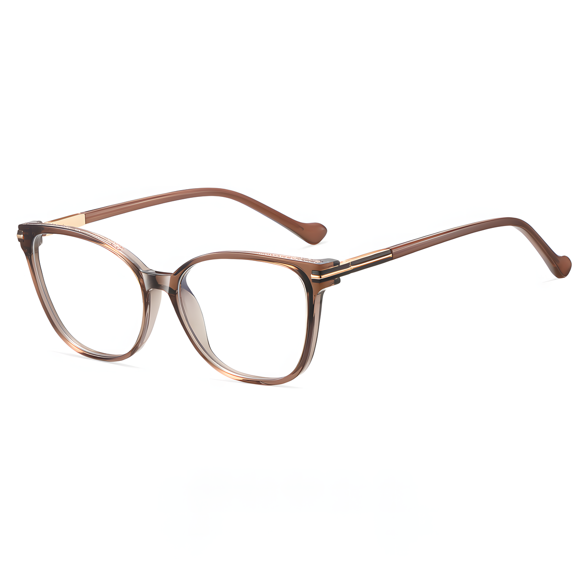 Women's Retro Black Round Eyeglass Frames