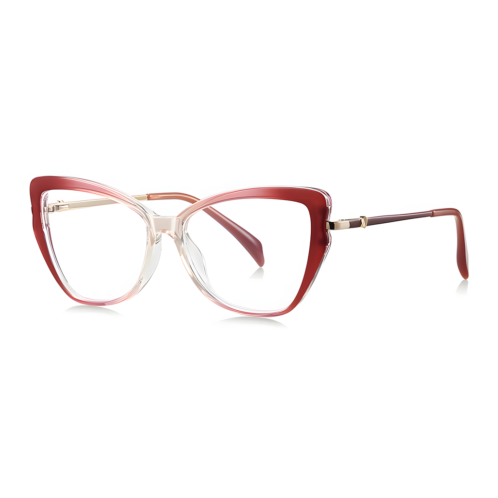 Women's TR90 Irregular Cat-Eye Glasses Frames