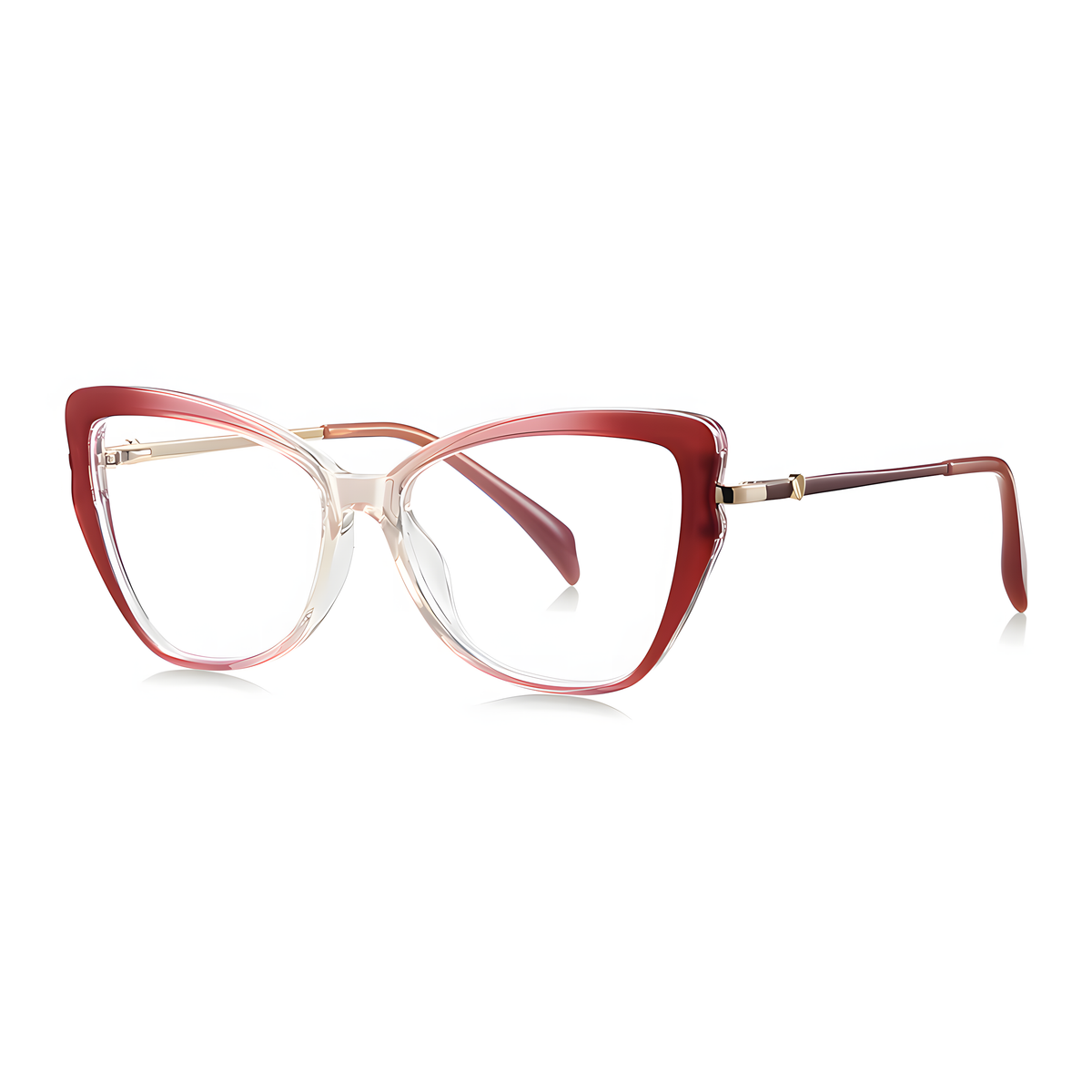 Women's TR90 Irregular Cat-Eye Glasses Frames