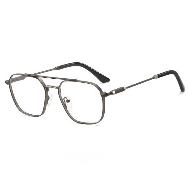 Unisex Metal Full-Rim Prescription Glasses Frames