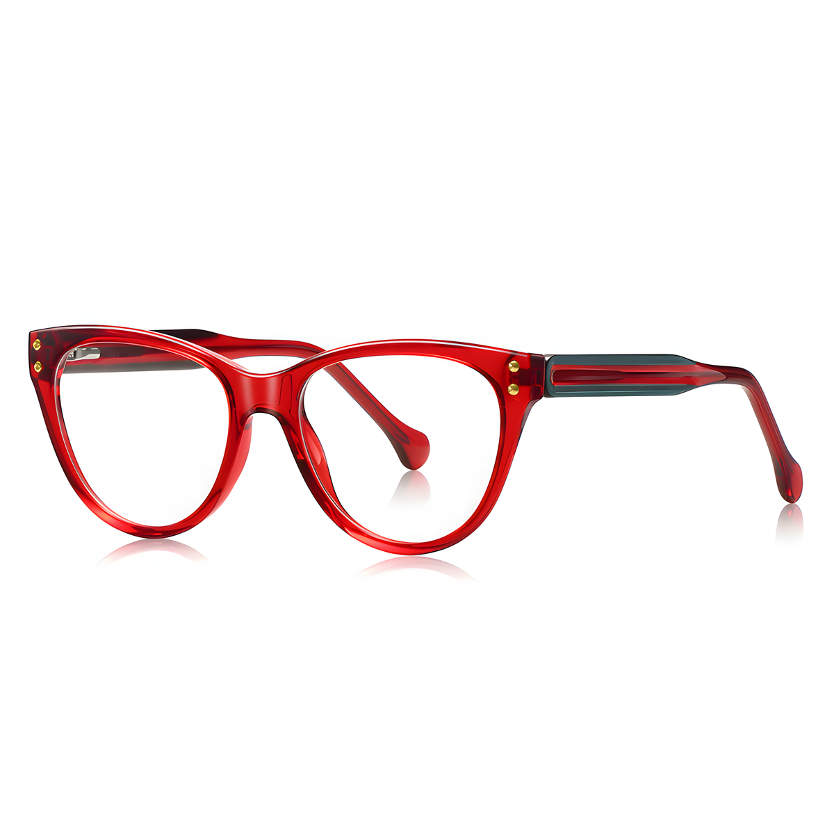 Women's TR90 Oversized Cat-Eye Glasses Frames