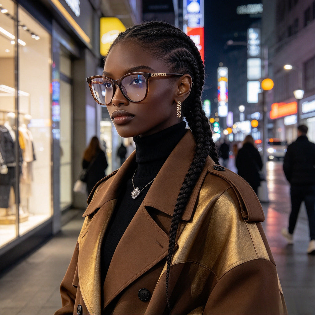 Women's TR90 Round Prescription Eyeglass Frames