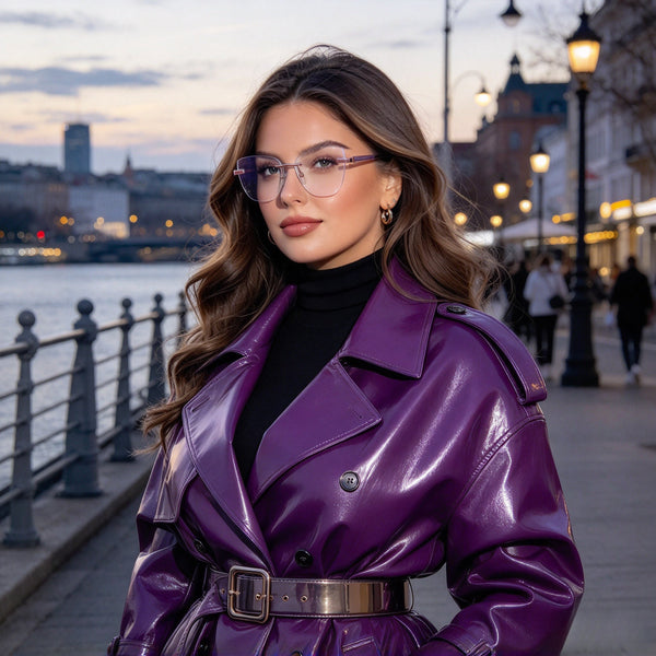 Women's Rimless Prescription Eyeglass Frames