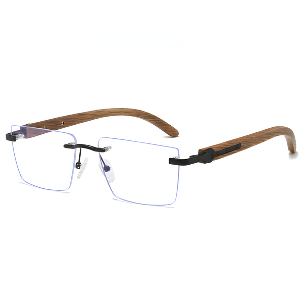 Men's Metal Rimless Glasses Frames