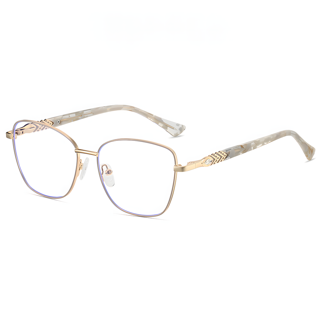 Women's Metal Cat-Eye Glasses Frames