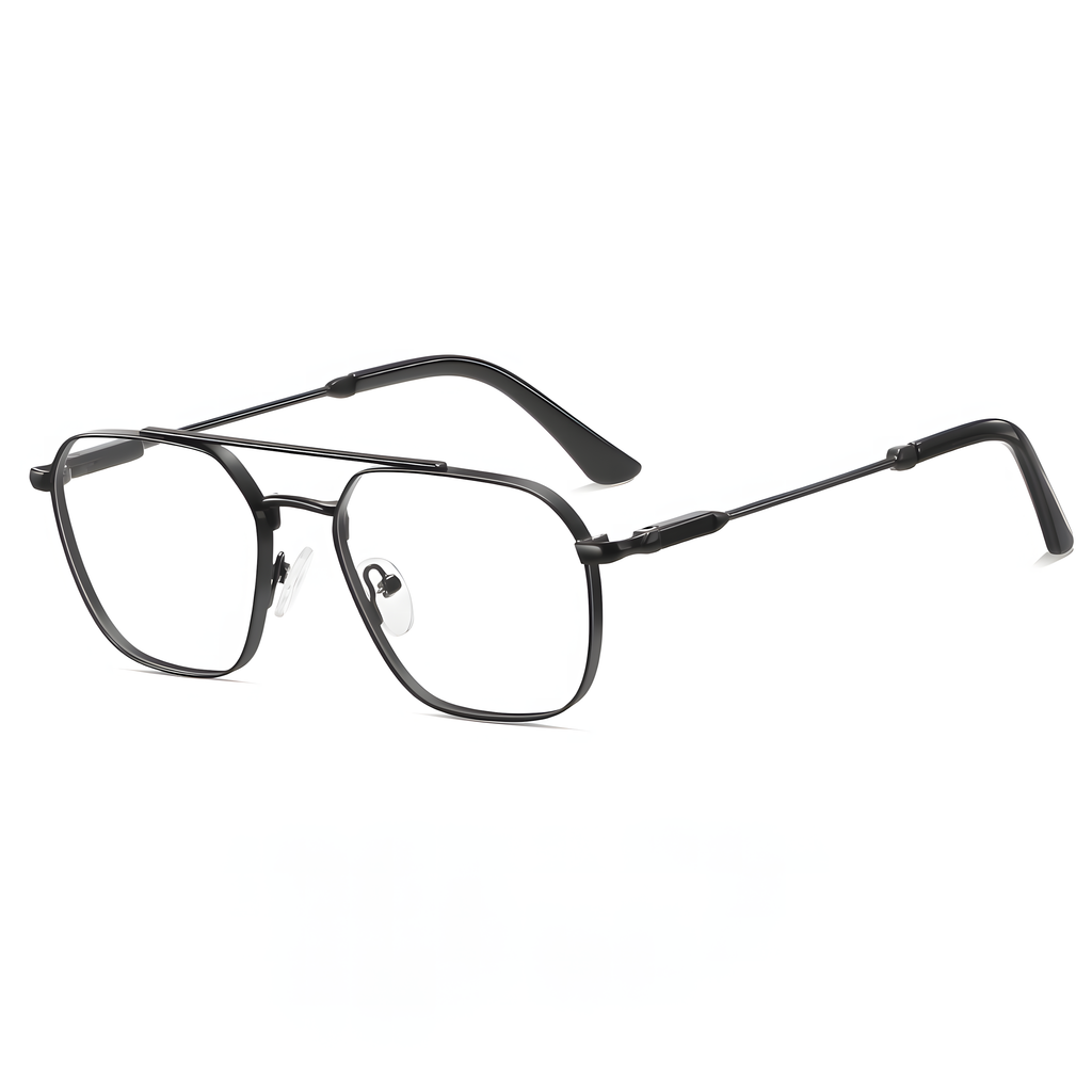 Unisex Metal Full-Rim Prescription Glasses Frames