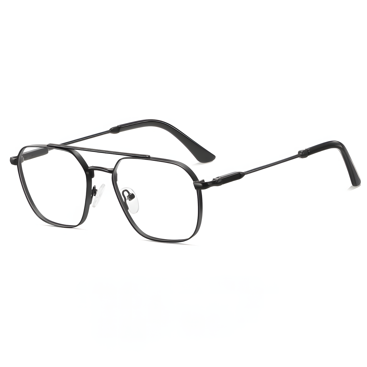 Unisex Metal Full-Rim Prescription Glasses Frames