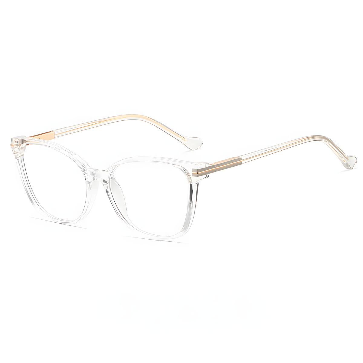 Women's Retro Black Round Eyeglass Frames