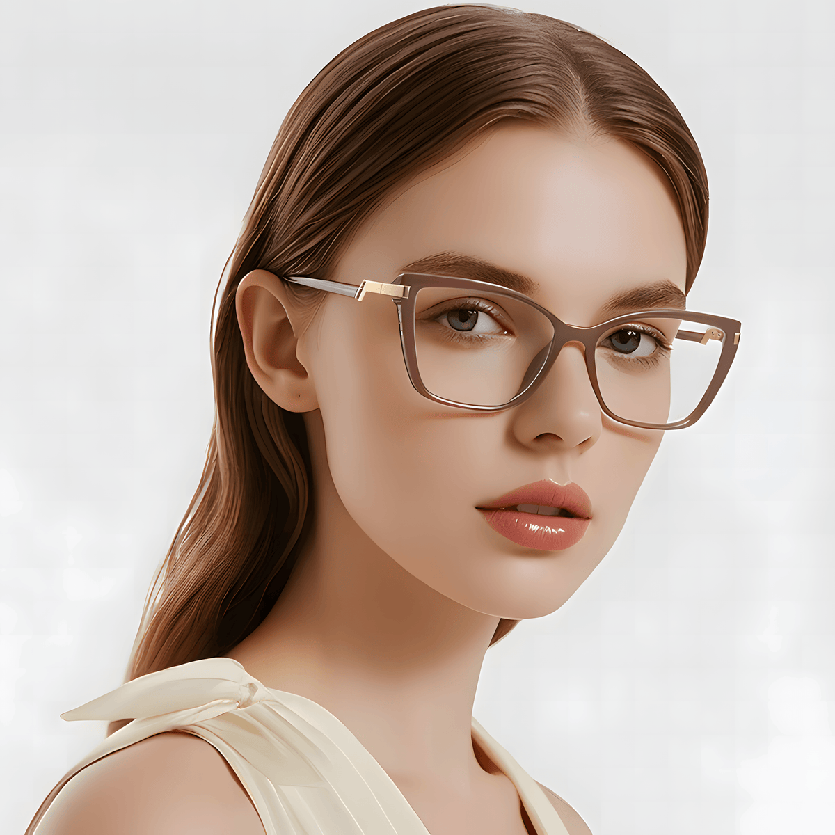 Women's Polarized Clip-on Prescription Eyeglass Frames