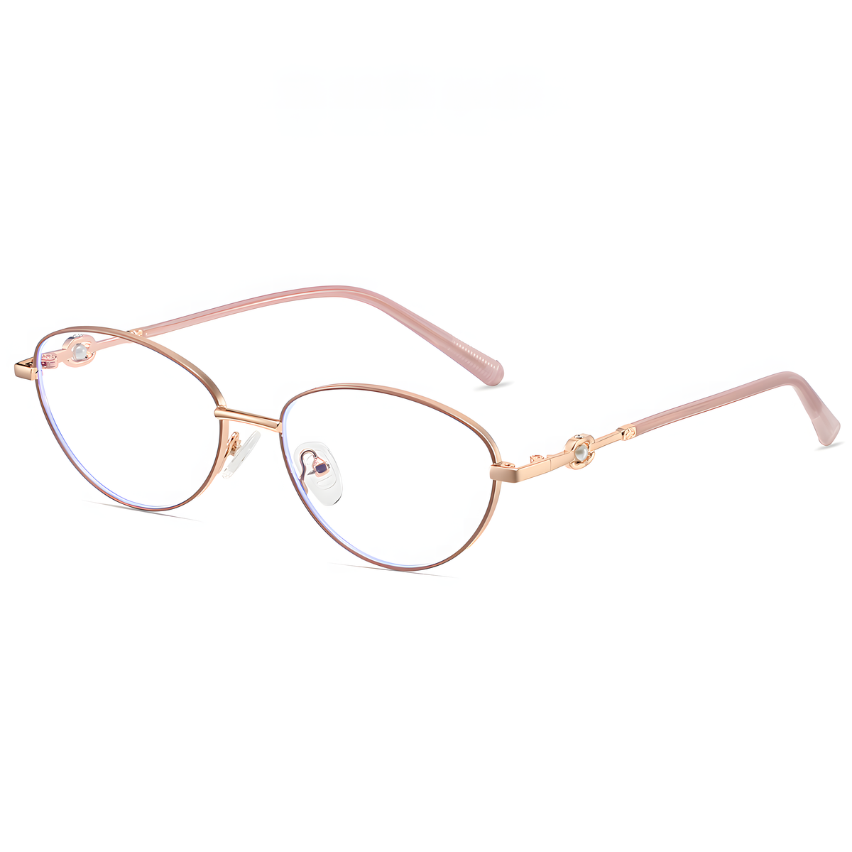 Women's Retro Metal Round Glasses Frames