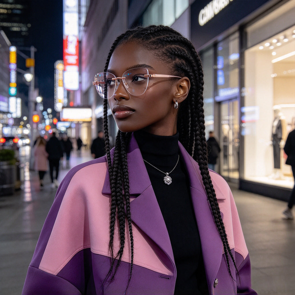 Women's Rimless Prescription Eyeglass Frames