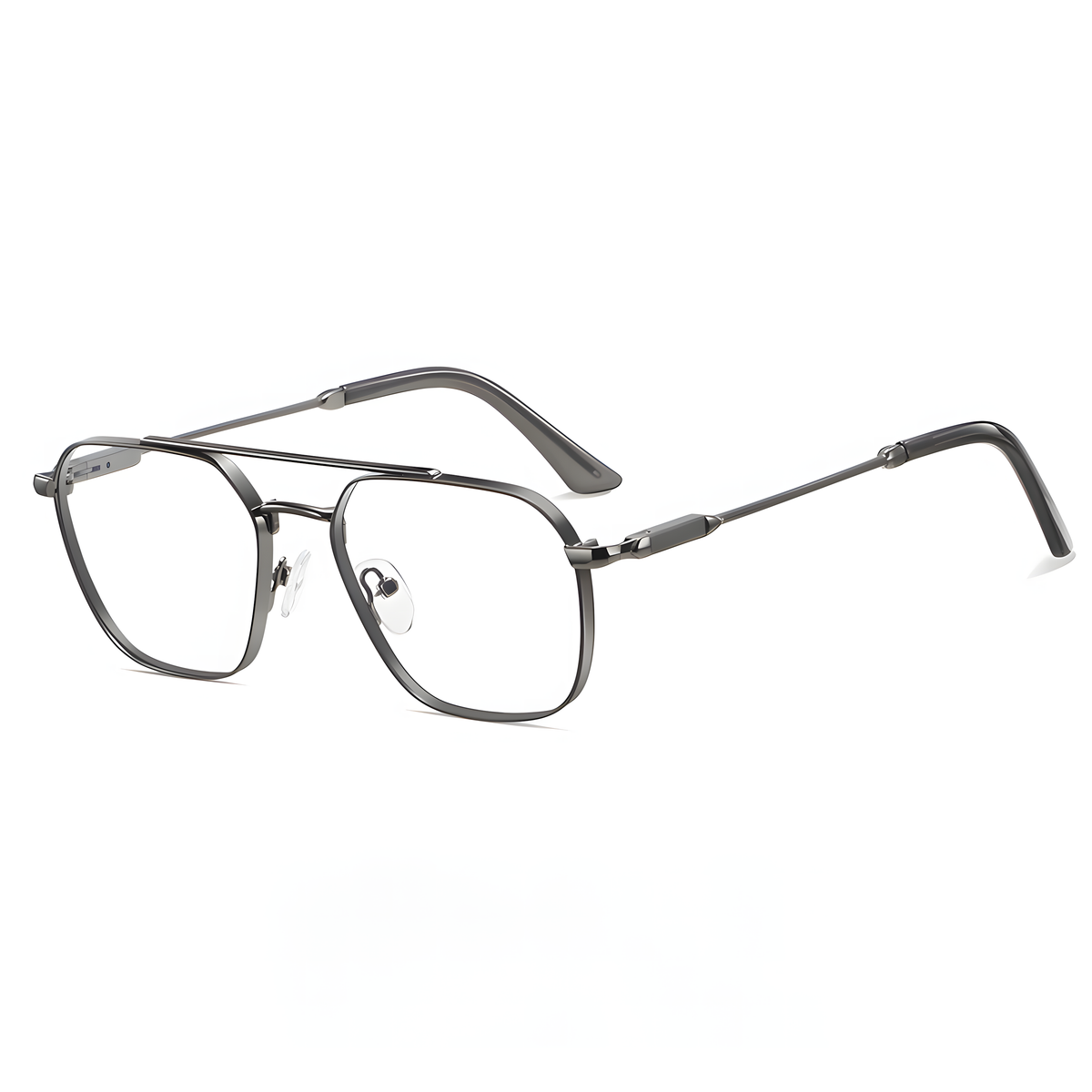 Unisex Metal Full-Rim Prescription Glasses Frames