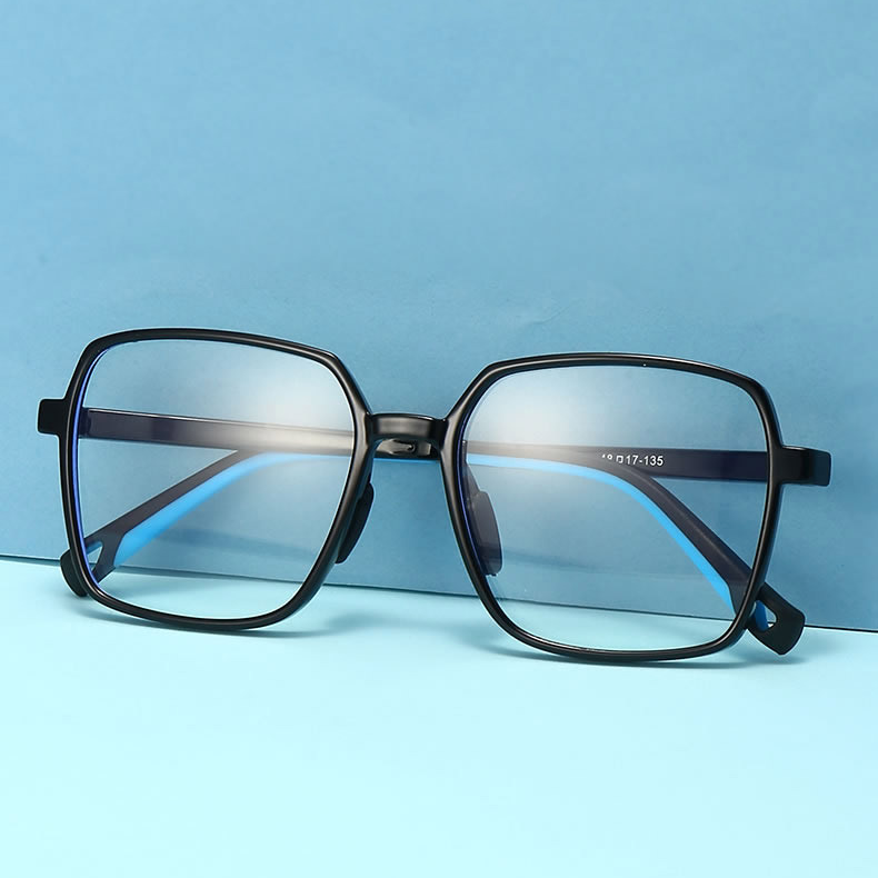 Kids Blue Light Glasses - Geometric Oversized Polygon Frame for Ages 6-12 |   IRISHARP