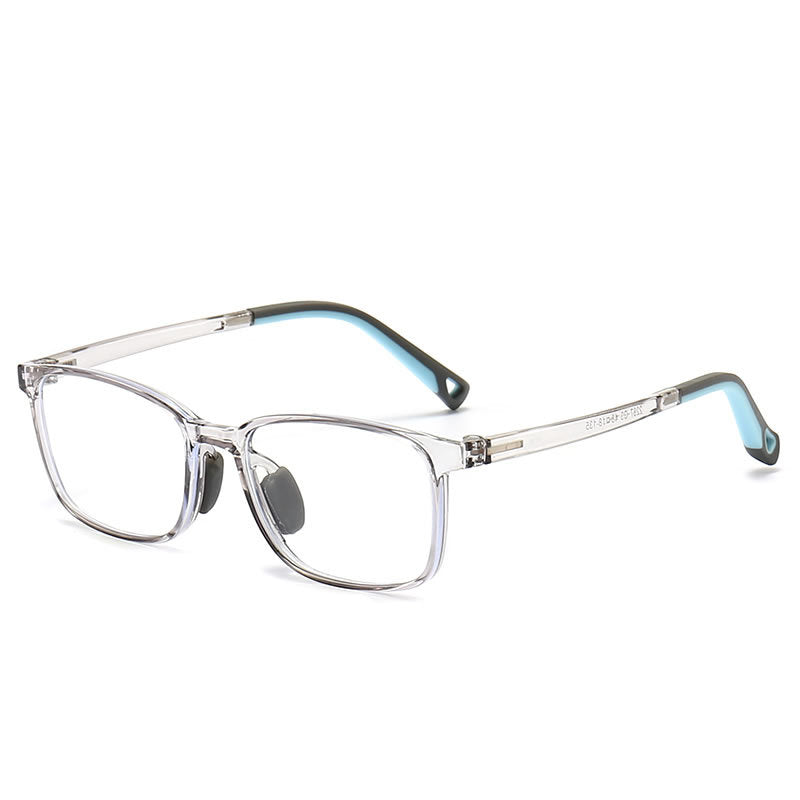 TR90 Square Frame Kids Glasses Ages 8-16 - 13.8g Lightweight Frame Only