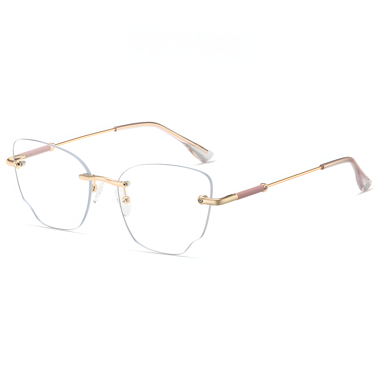 Women's Rimless Retro Glasses Frames