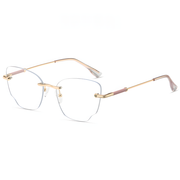 Women's Rimless Retro Glasses Frames