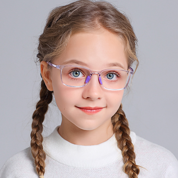 TR90 Square Frame Kids Glasses Ages 8-16 - 13.8g Lightweight Frame Only