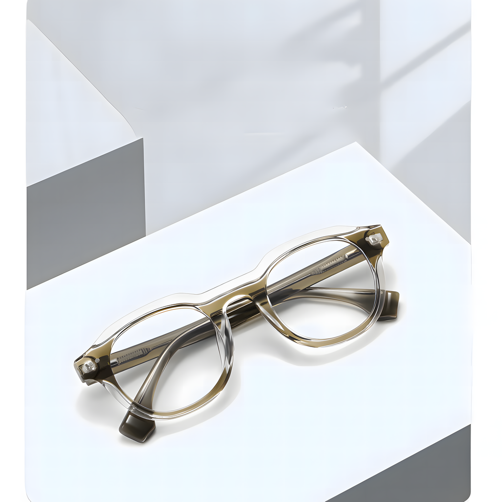 Women's TR90 Acetate Round Glasses Frames
