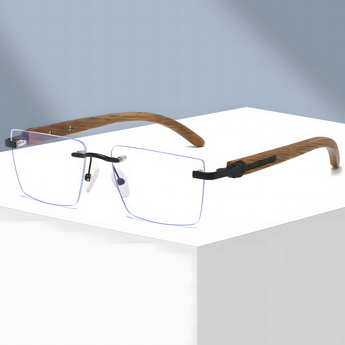 Men's Metal Rimless Glasses Frames
