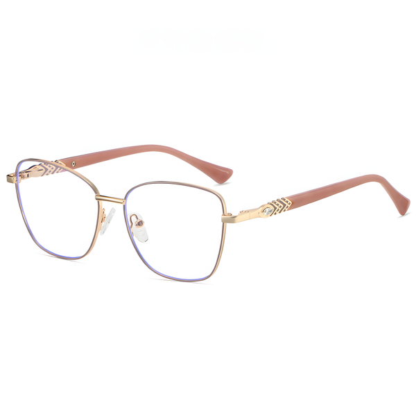 Women's Metal Cat-Eye Glasses Frames