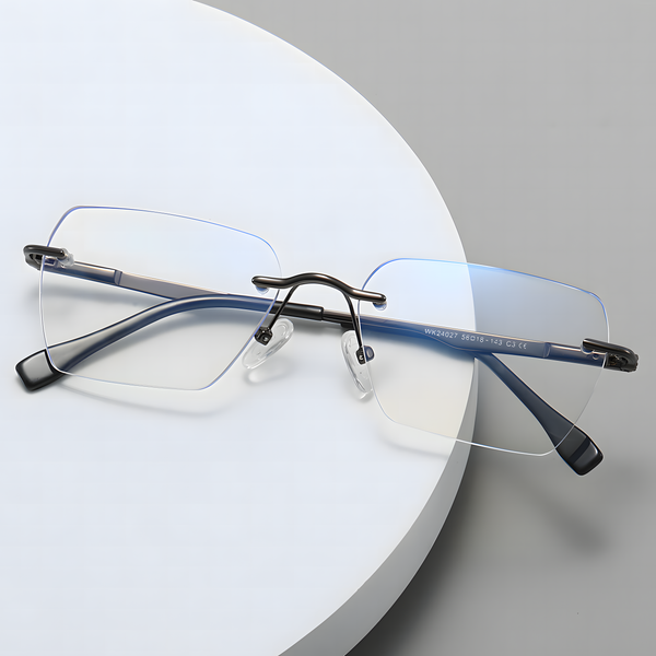 Men's Ultra-Light Rimless Glasses Frames