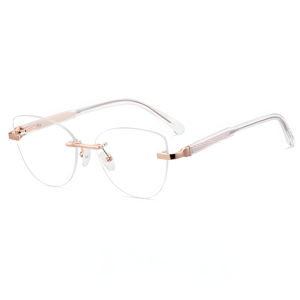 Women's Rimless Prescription Eyeglass Frames