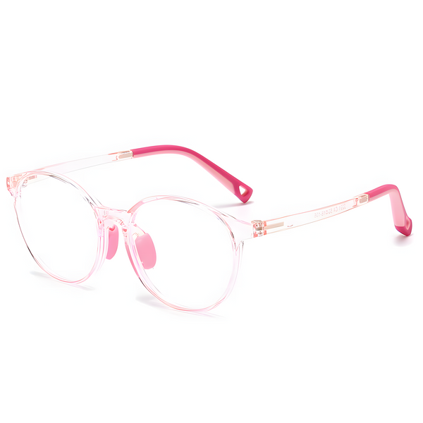 Kids Round TR90 Student Glasses – Flexible School Frame for Children Ages 6-14 |   IRISHARP