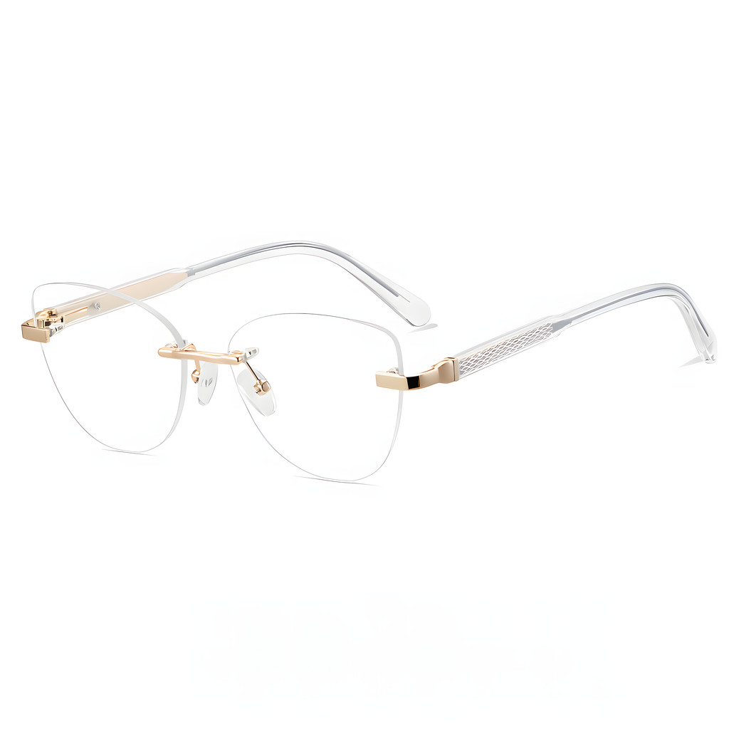 Women's Rimless Prescription Eyeglass Frames