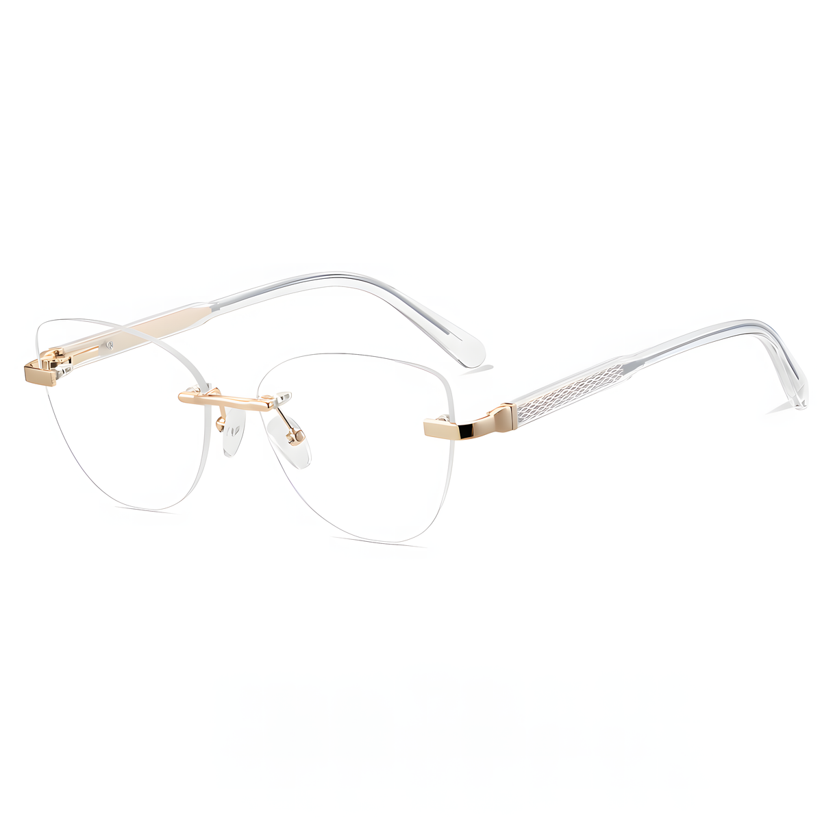 Women's Rimless Prescription Eyeglass Frames