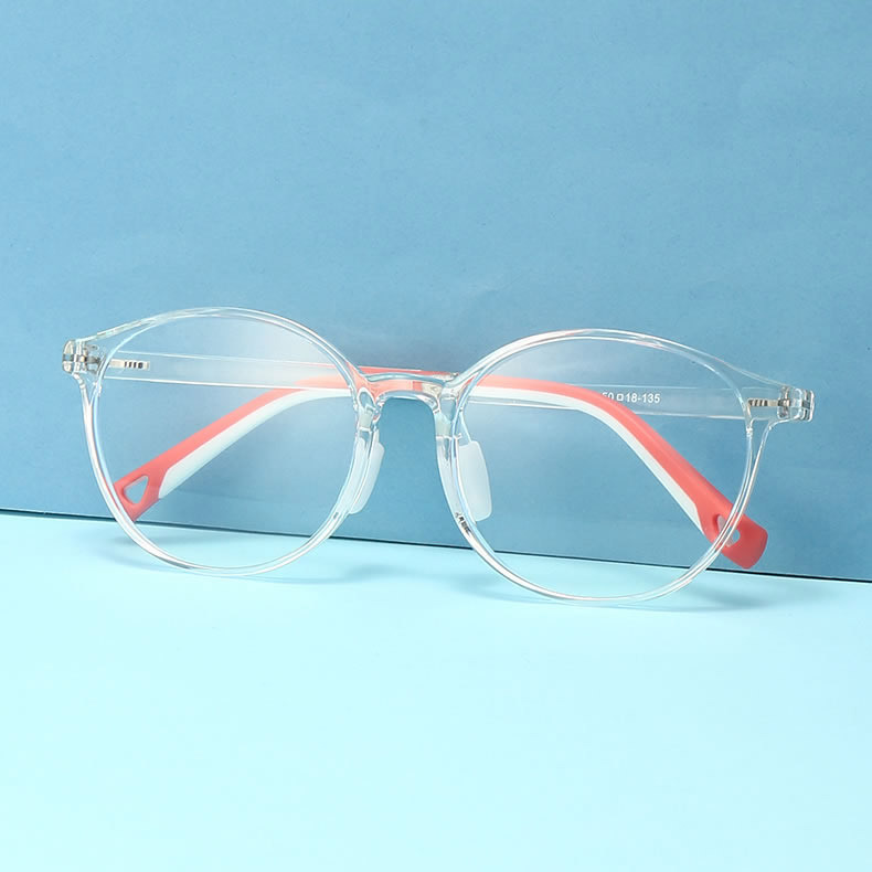 Kids Round TR90 Student Glasses – Flexible School Frame for Children Ages 6-14 |   IRISHARP