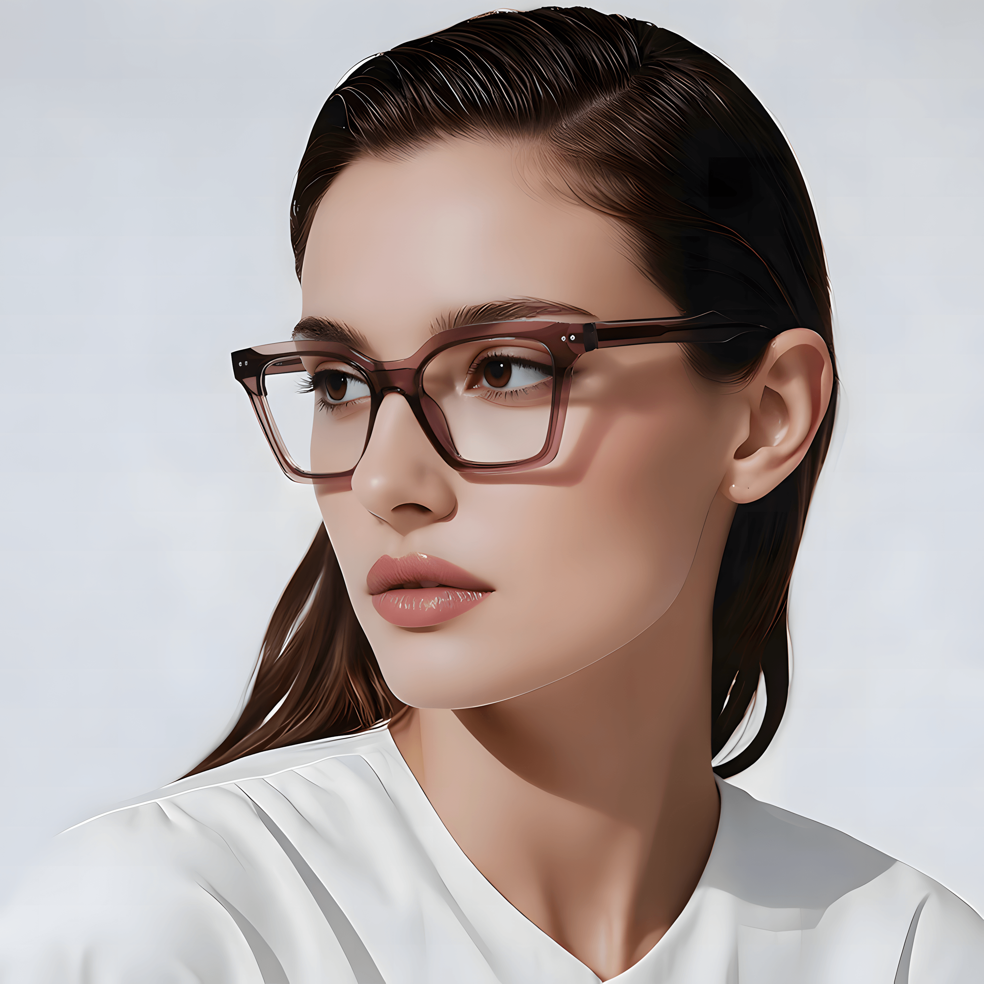 Women's TR90 Fashion Glasses Frames Secondary image