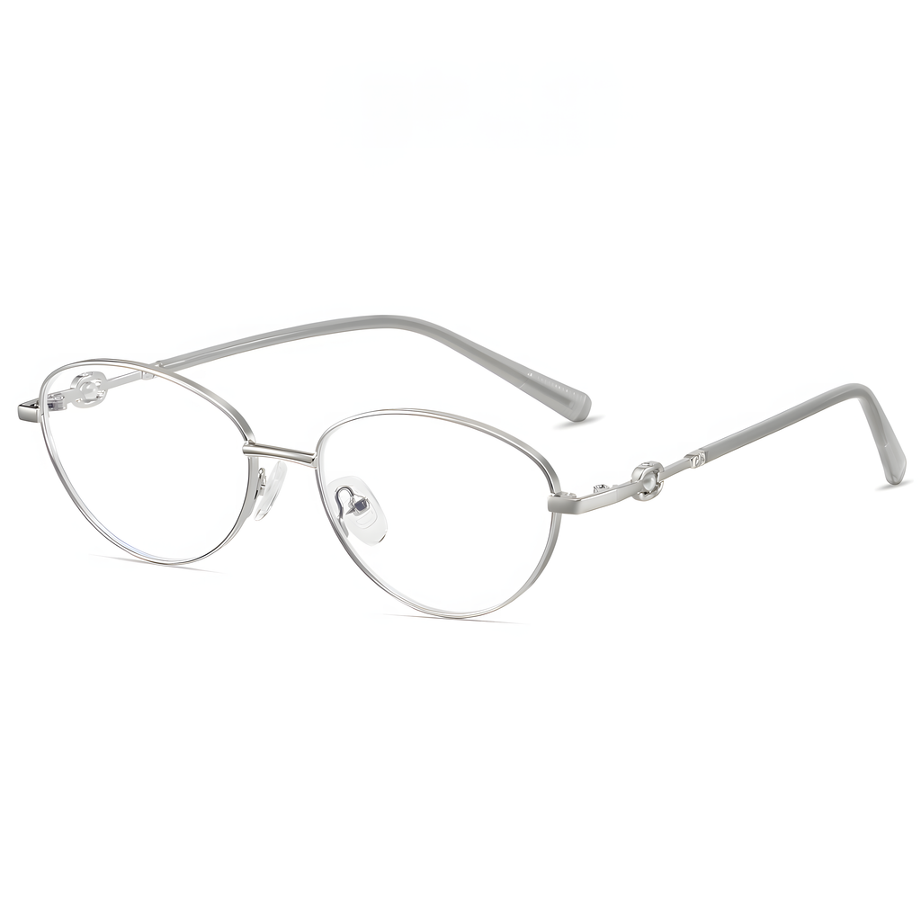 Women's Retro Metal Round Glasses Frames