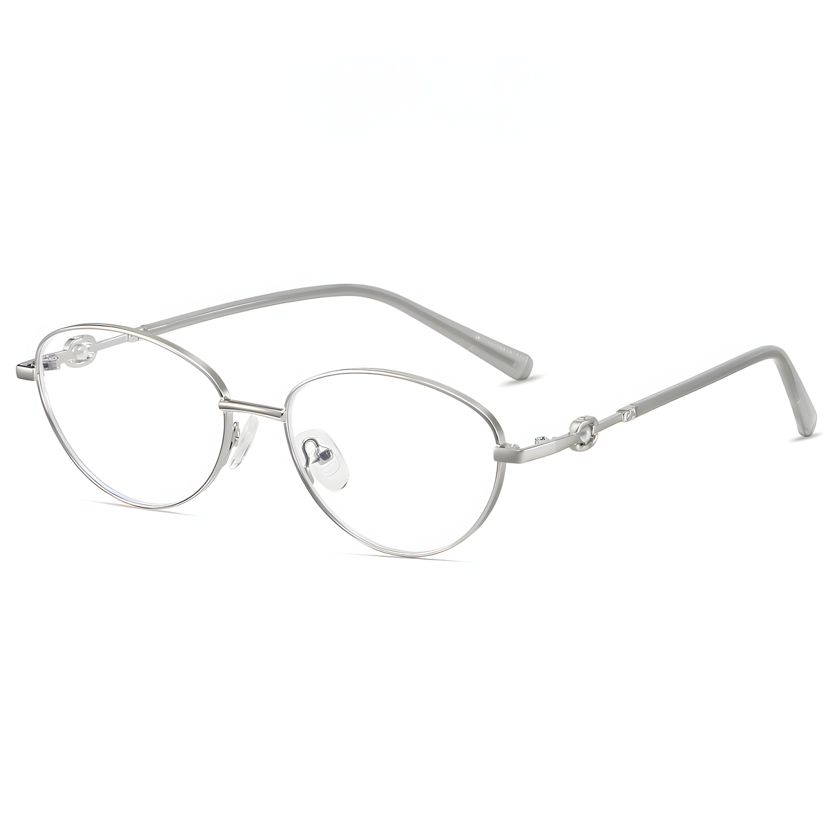 Women's Retro Metal Round Glasses Frames