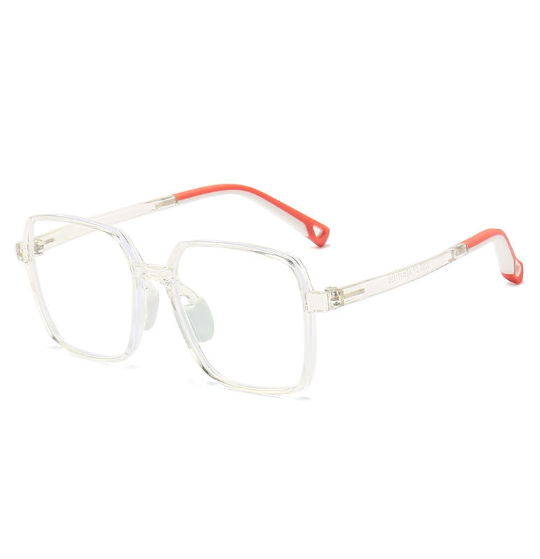 Kids Blue Light Glasses - Geometric Oversized Polygon Frame for Ages 6-12 |   IRISHARP
