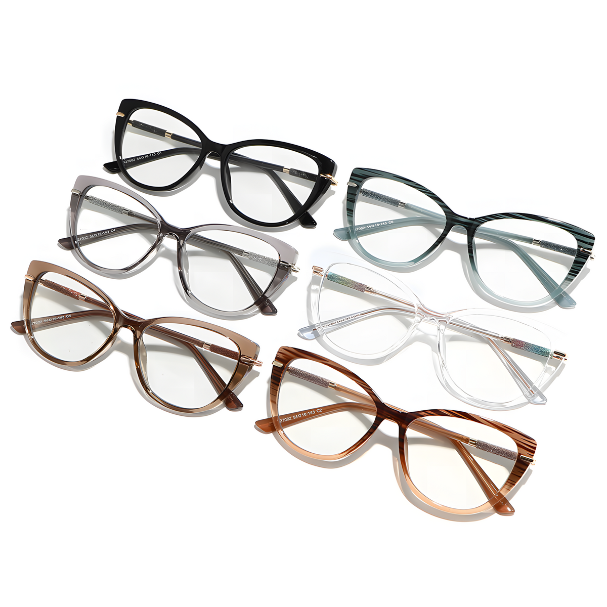 Women's Cat-eye TR90 Fashion Glasses |   Trendy Metal Frame for Women |   IRISHARP