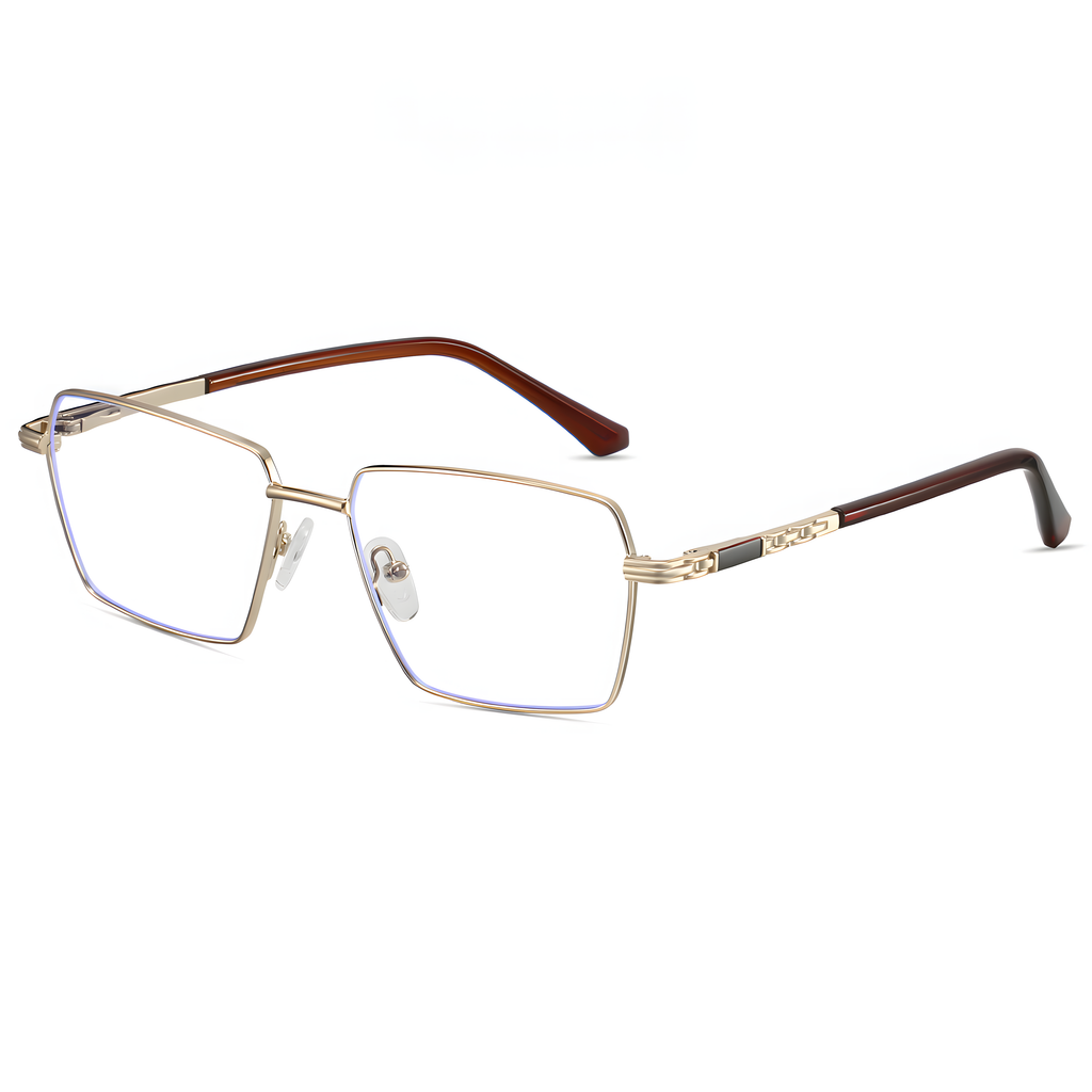 Men's Metal Square Glasses Frames