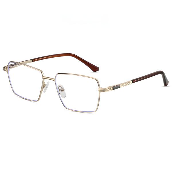 Men's Metal Square Glasses Frames