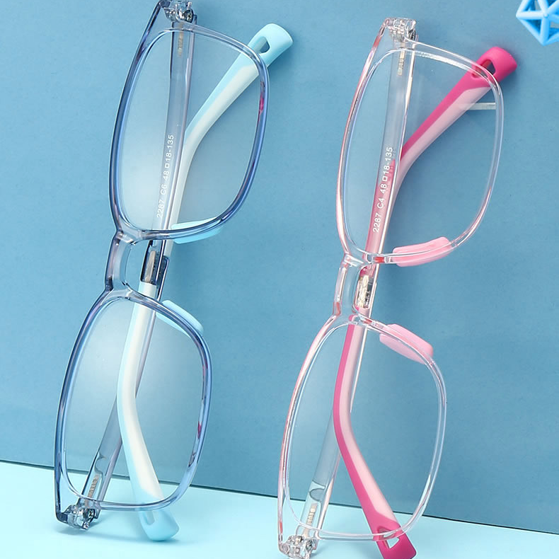 TR90 Square Frame Kids Glasses Ages 8-16 - 13.8g Lightweight Frame Only