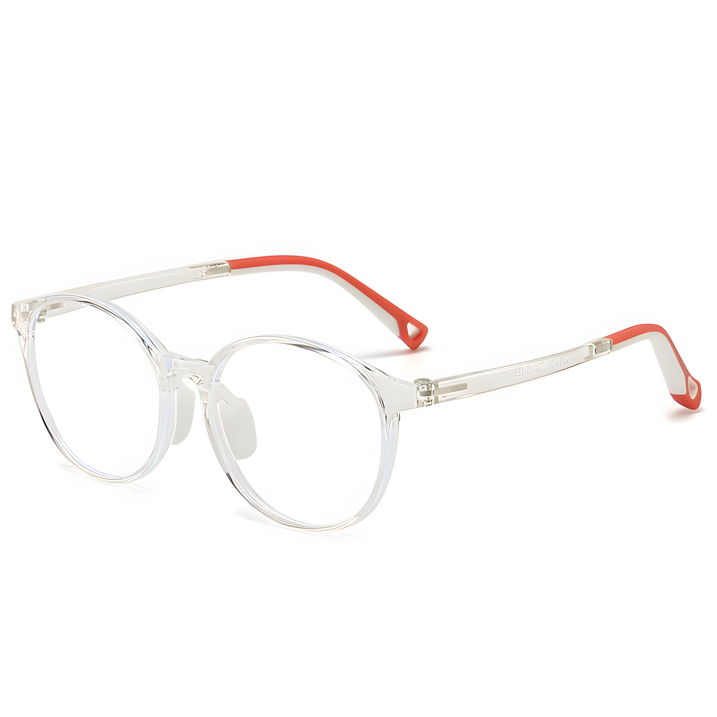 Kids Round TR90 Student Glasses – Flexible School Frame for Children Ages 6-14 |   IRISHARP