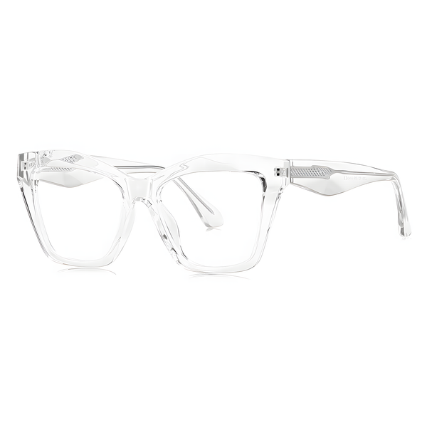 Women's TR90 Cat-Eye Large Frame Eyeglasses