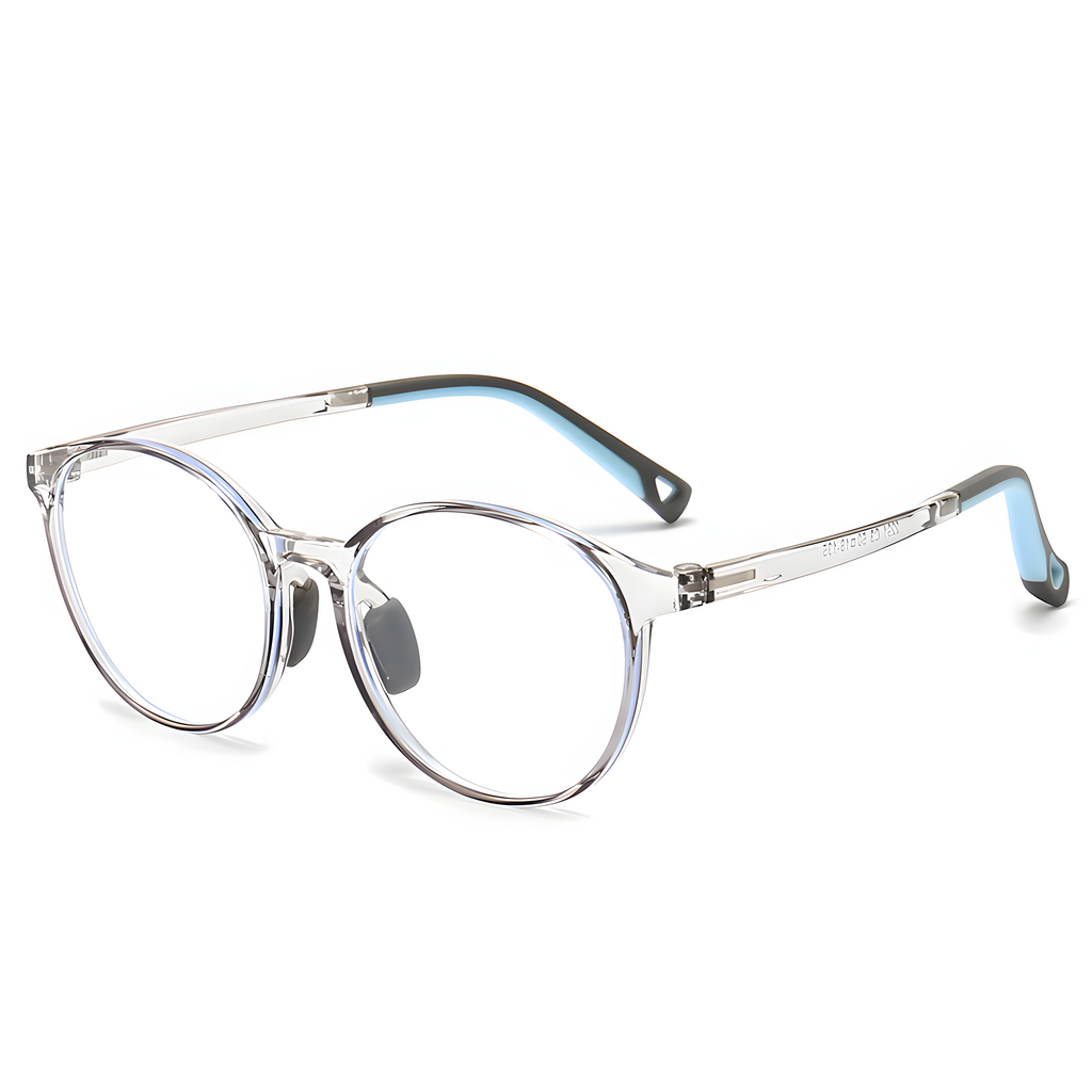 Kids Round TR90 Student Glasses – Flexible School Frame for Children Ages 6-14 |   IRISHARP