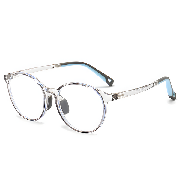 Kids Round TR90 Student Glasses – Flexible School Frame for Children Ages 6-14 |   IRISHARP