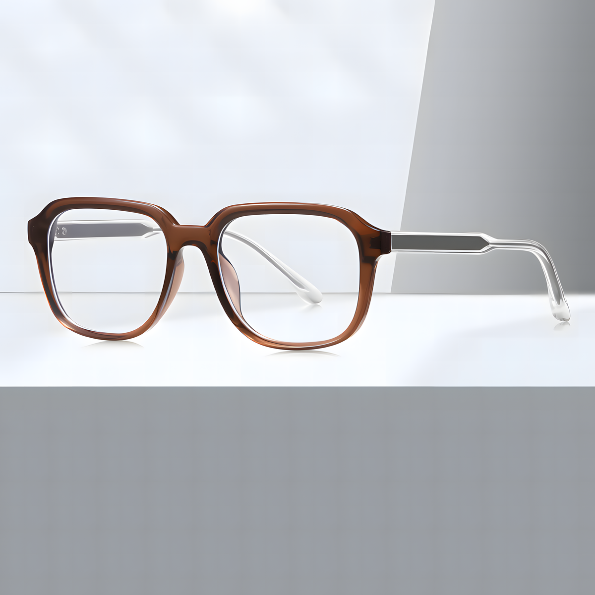 Women's TR90 Full-Rim Glasses with Metal Temples